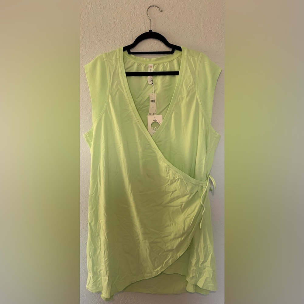 Light Green Wrap Dress